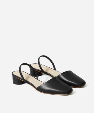 Tapered Square Toe Slingback
