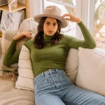 Basic Micro Rib Turtleneck photo review