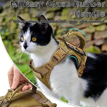 Outdoor Cat Vest Waterproof Cat Clothes Cat Chest Strap Special Vest for Walking Cats Can Be Adjusted - Image 6