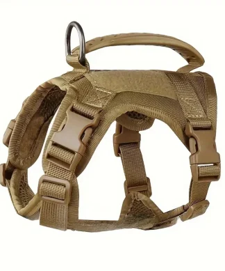 Outdoor Cat Vest Waterproof Cat Clothes Cat Chest Strap Special Vest for Walking Cats Can Be Adjusted - Khaki