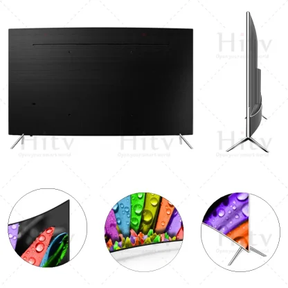 65inch Curved Smart TV 4K Big Screen Ultra HD LED TV Smart Television 65 Inch TV - Image 4
