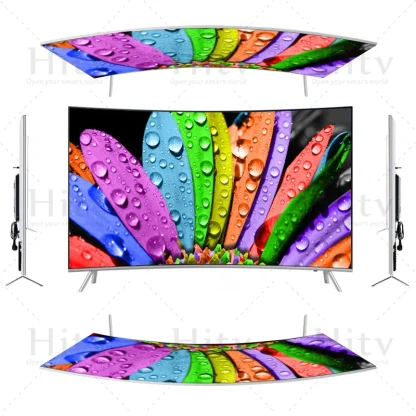 65inch Curved Smart TV 4K Big Screen Ultra HD LED TV Smart Television 65 Inch TV - Image 3