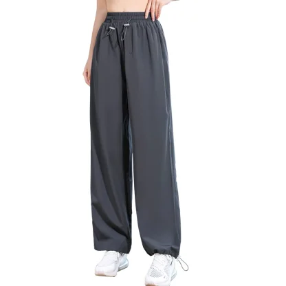 DRUR 's Yoga Pants Spring Summer High-Waisted Joggers Breathable Loose Sweatpants Woman Sports Pants Running Trousers New - Image 4