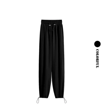 DRUR 's Yoga Pants Spring Summer High-Waisted Joggers Breathable Loose Sweatpants Woman Sports Pants Running Trousers New - Image 2
