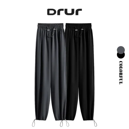 DRUR 's Yoga Pants Spring Summer High-Waisted Joggers Breathable Loose Sweatpants Woman Sports Pants Running Trousers New