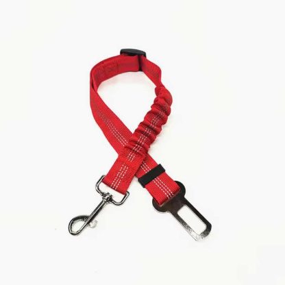 Adjustable Dog Car Seat Belt Harness for Dogs Nylon Reflective Cushioning Elasticity Car Travel Dog Accessories for Dogs - Image 3