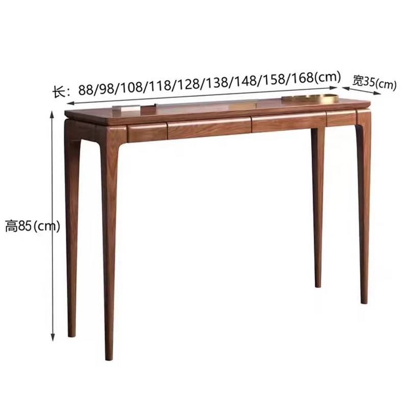 Classic Nordic Console Table Modern Minimalist Display Organizer Console Table Drawers Storage Tisch Wohnzimer Furniture - Image 12