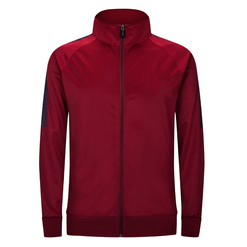 Men Traning Jacket Velvet Football Jogging Sports Running Stripe Thick Cardigan Gym Breathable Outdoor Climbing Cycling Coat - Image 3