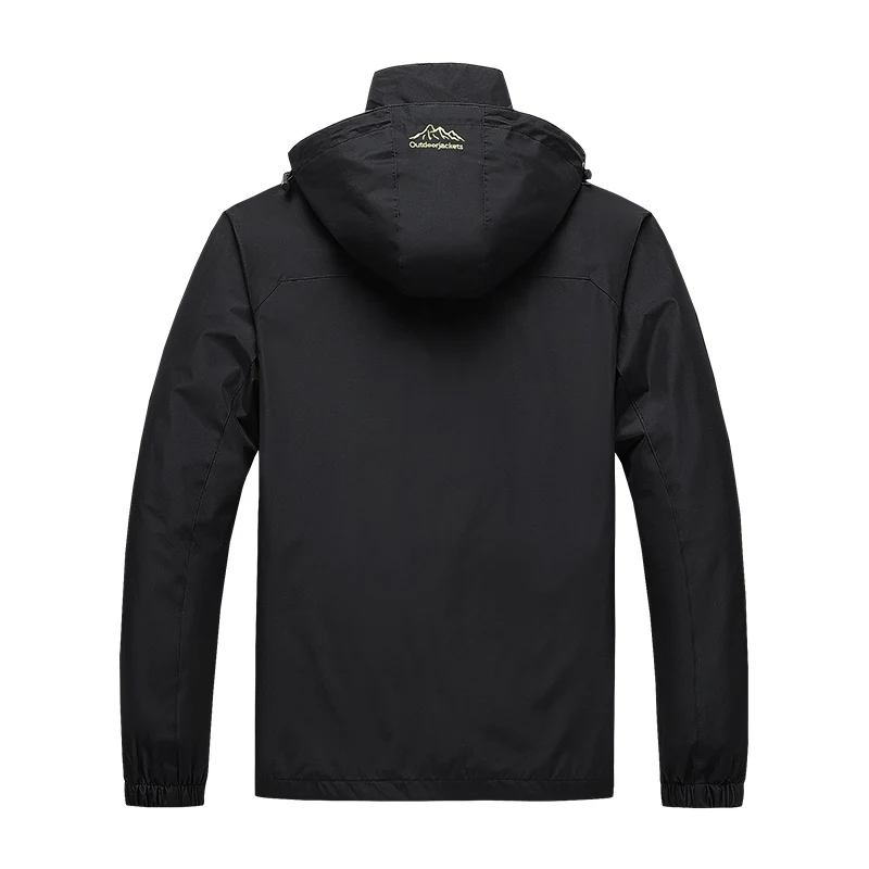 Men's Waterproof Hiking Jacket Autumn Men Large Size Windproof Windbreaker Outdoor Camping Hunting Running Fishing Sports Coats - Image 4